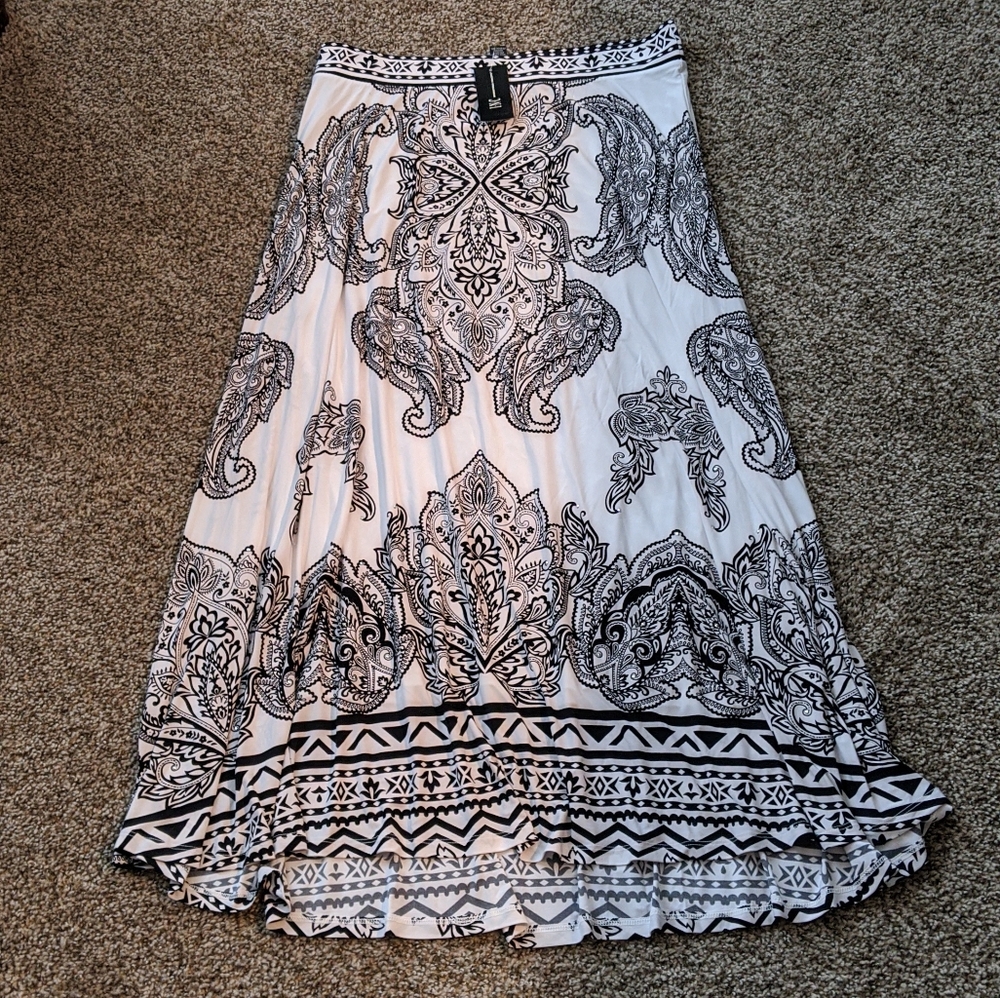 INC INTERNATIONAL CONCEPTS MAXI SKIRT